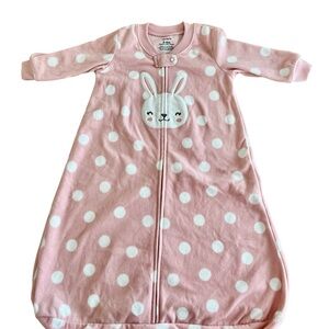 ❤️ 5 for $15 Bundle: Carter’s Pink Polka Dot Bunny Sleep Sack – 3–6M